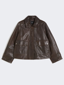 GIACCA A CAMICIA IN NAPPA - WEEKEND MAX MARA