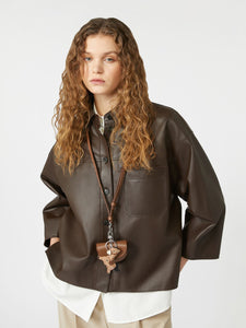 GIACCA BOXY IN NAPPA - WEEKEND MAX MARA
