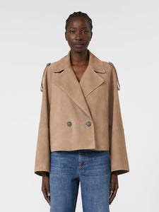 TRENCH CORTO IN SUEDE - WEEKEND MAX MARA