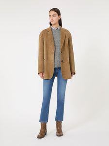 BLAZER OVER IN SUEDE - WEEKEND MAX MARA