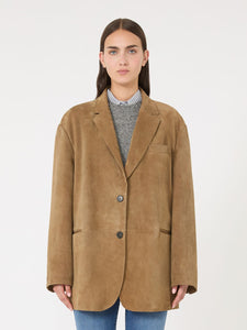 BLAZER OVER IN SUEDE - WEEKEND MAX MARA