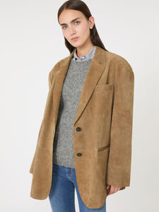 BLAZER OVER IN SUEDE - WEEKEND MAX MARA