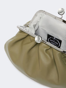 PASTICCINO BAG LARGE IN MONTONE VERDE SALVIA - WEEKEND MAX MARA