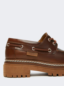 MOCASSINO DA BARCA IN PELLE - WEEKEND MAX MARA