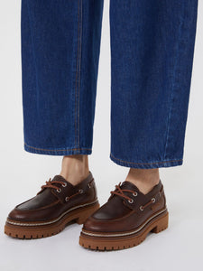 MOCASSINO DA BARCA IN PELLE - WEEKEND MAX MARA