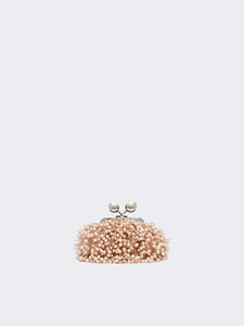 Pasticcino Bag Nano in raso e paillette, cipria | Weekend Max Mara