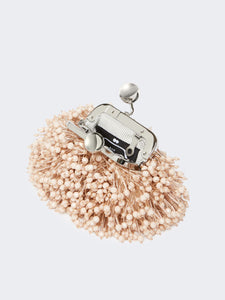 Pasticcino Bag Nano in raso e paillette, cipria | Weekend Max Mara