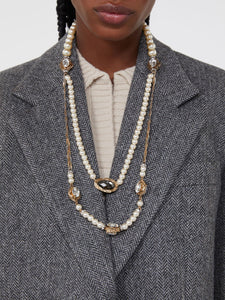 COLLANA CON PERLE E STRASS - WEEKEND MAX MARA