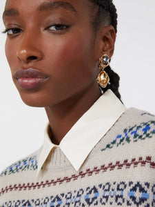 ORECCHINI PENDENTI CON STRASS - WEEKEND MAX MARA