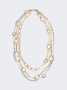COLLANA MULTIFILI CON PERLE - WEEKEND MAX MARA
