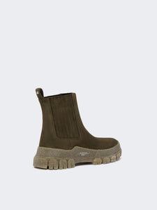 CHELSEA BOOT IN PELLE SCAMOSCIATA - WEEKEND MAX MARA