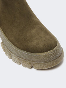 CHELSEA BOOT IN PELLE SCAMOSCIATA - WEEKEND MAX MARA