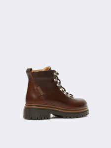 STIVALETTO TREKKING IN PELLE - WEEKEND MAX MARA