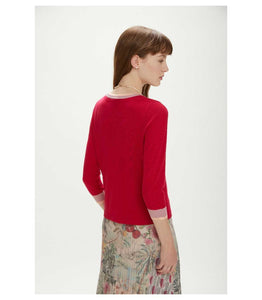 Twinset Cardigan + Top con Dettagli a Contrasto - Jei'S