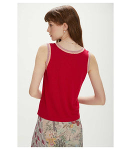 Twinset Cardigan + Top con Dettagli a Contrasto - Jei'S