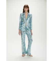 Blazer con paillettes e stampa animalier - Jei'S