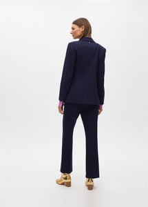 TAILLEUR IN MAGLIA CON DETTAGLIO STRASS SULLE SPALLE - LOLA CASADEMUND