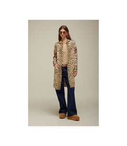 CAPPOTTO TRICOT STAMPA ANIMALIER - JEi'S
