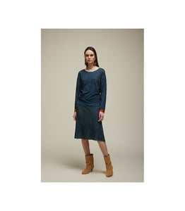 MAGLIA GIROCOLLO PATTERN FALSO UNITO BICOLORE DOUBLE USE - JEi'S