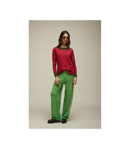 MAGLIA OVER CON FANTASIA FALSO UNITO BICOLORE DOUBLE USE - JEi'S