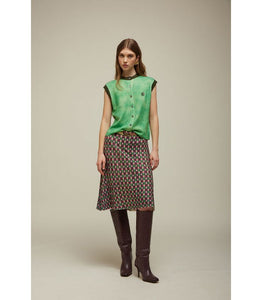 GILET GIROCOLLO PATTERN FALSO UNITO BICOLORE DOUBLE USE - JEi'S