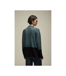 PARKA TRICOT FANTASIA FALSO UNITO - JEi'S