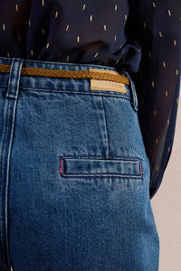 DENIM DRITTO CINTURATO - MOLLY BRACKEN