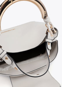 BORSA SHOPPER CON MANICO METALLICO PERSONALIZZATO - LOLA CASADEMUNT