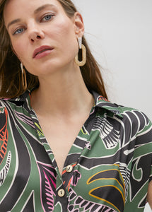 Blusa floreale tropicale - Lola Casademunt