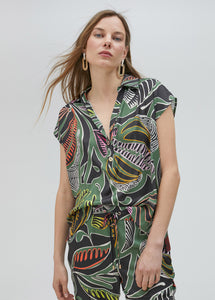 Blusa floreale tropicale - Lola Casademunt