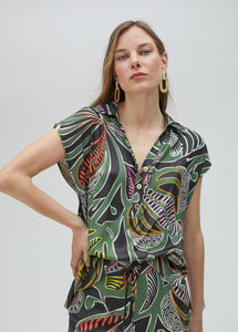 Blusa floreale tropicale - Lola Casademunt