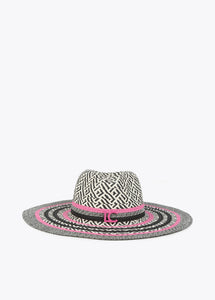 Cappello floppy rafia multicolore - Lola Casademunt