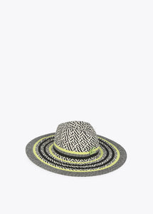 Cappello floppy multicolore effetto rafia - Lola Casademunt