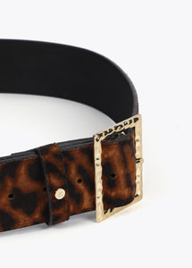 CINTURA LARGA STAMPA ANIMALIER - LOLA CASADEMUNT