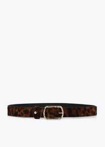 CINTURA STRETTA STAMPA LEOPARDO - LOLA CASADEMUNT