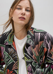 Bomber floreale in seta - Lola Casademunt
