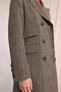 CAPPOTTO LUNGO PIED-DE-POULE - MOLLY BRACKEN