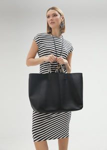 Maxi shopper manici logo - Lola Casademunt