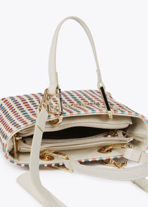 Mini borsa tracolla effetto rafia - Lola Casademunt