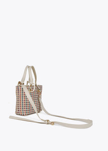 Mini borsa tracolla effetto rafia - Lola Casademunt