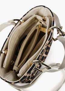 Mini shopper con stampa animalier - Lola Casademunt