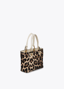 Mini shopper con stampa animalier - Lola Casademunt