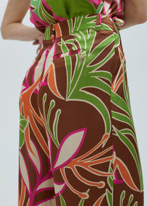 Pantaloni morbidi con stampa floreale - Lola Casademunt