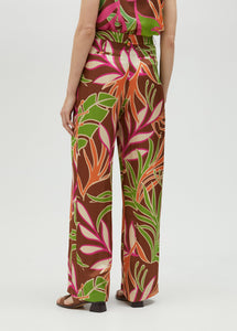 Pantaloni morbidi con stampa floreale - Lola Casademunt