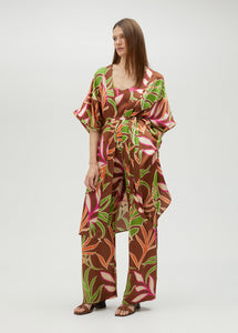 Pantaloni morbidi con stampa floreale - Lola Casademunt