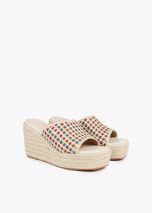 Sabot multicolore con plateau - Lola Casademunt