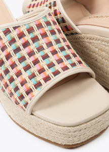 Sabot multicolore con plateau - Lola Casademunt