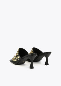 Scarpe con tacco dettagli dorati - Lola Casademunt