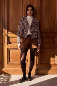 CAPPOTTO CORTO A QUADRI - MOLLY BRACKEN
