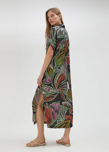 Abito camicia tropicale - Lola Casademunt